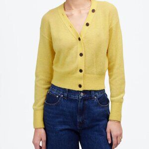 Alpaca-Blend V-Neck Cardigan. Madewell